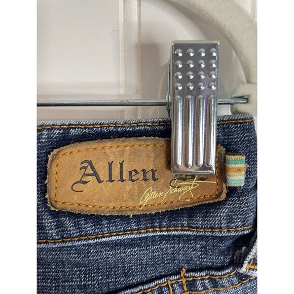 Allen B. Womens Denim Jeans Sz 29 Straight Leg Medium Wash Cotton Blend Stretch - Picture 7 of 15